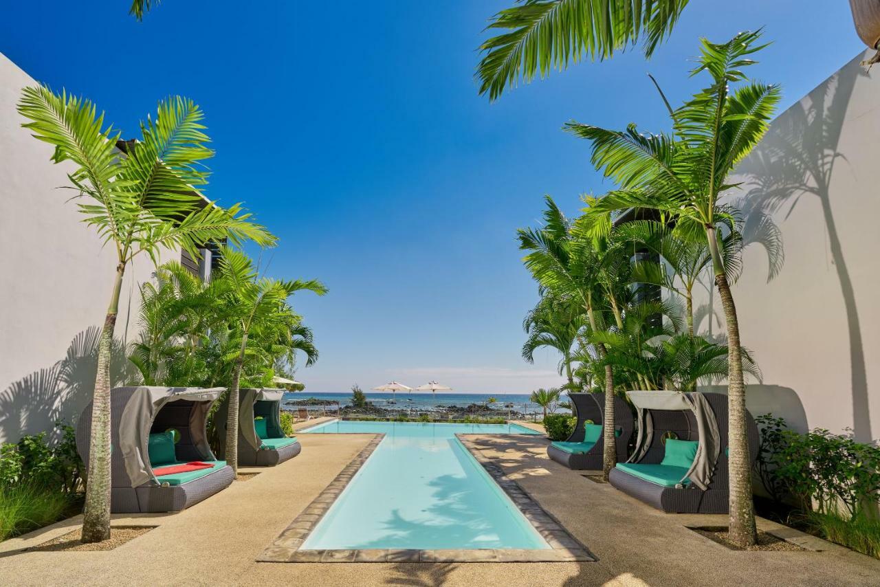 Plage Bleue Beachfront Apartments With Lov Trou aux Biches Esterno foto