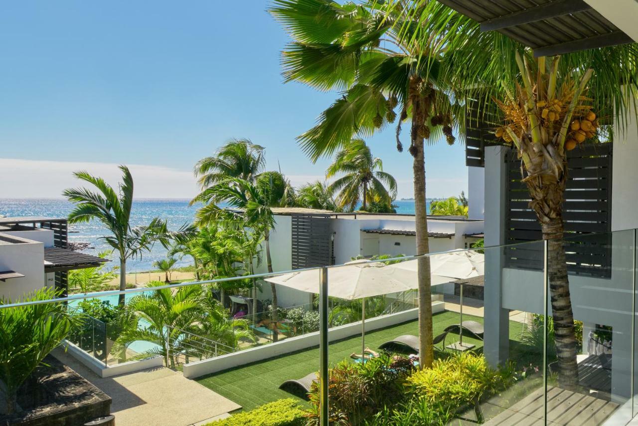 Plage Bleue Beachfront Apartments With Lov Trou aux Biches Esterno foto