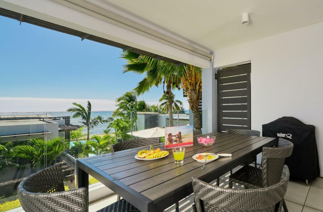 Plage Bleue Beachfront Apartments With Lov Trou aux Biches Esterno foto